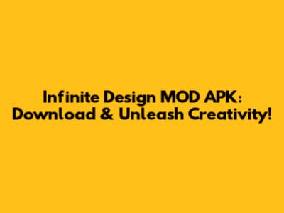Infinite Design MOD APK: Download & Unleash Creativity!