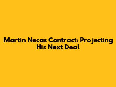 Martin Necas Contract: Projecting His Next Deal