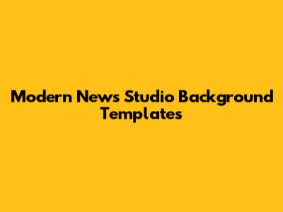 Modern News Studio Background Templates
