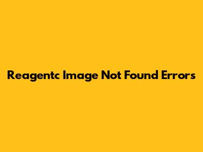 Reagentc Image Not Found Errors
