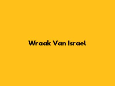 Wraak Van Israel